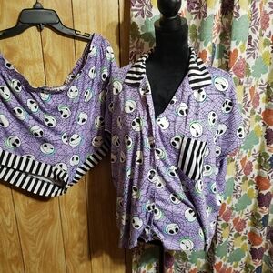 Disney Nightmare Before Christmas Pajamas Set